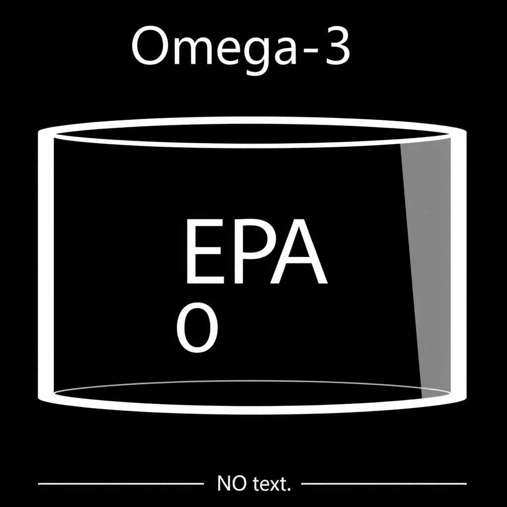 Molekulare Struktur von Omega-3 Fettsäure