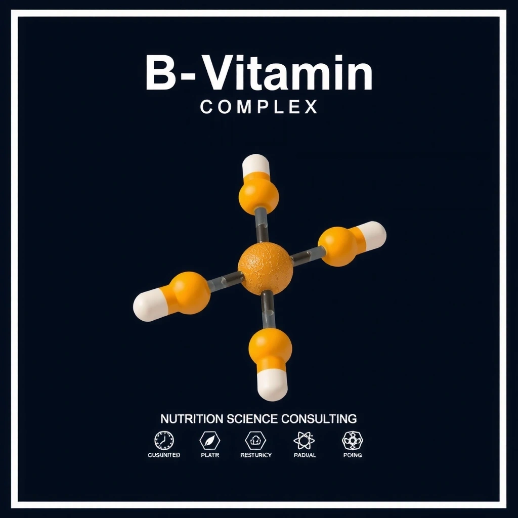 B-Vitamin Komplex Molekularstruktur