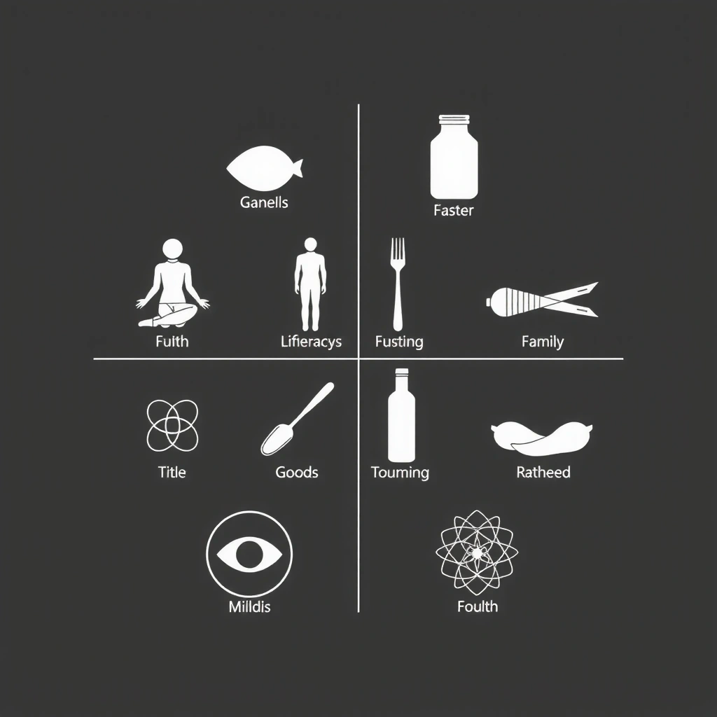 Ausgewogener Lebensstil Faktorendiagramm