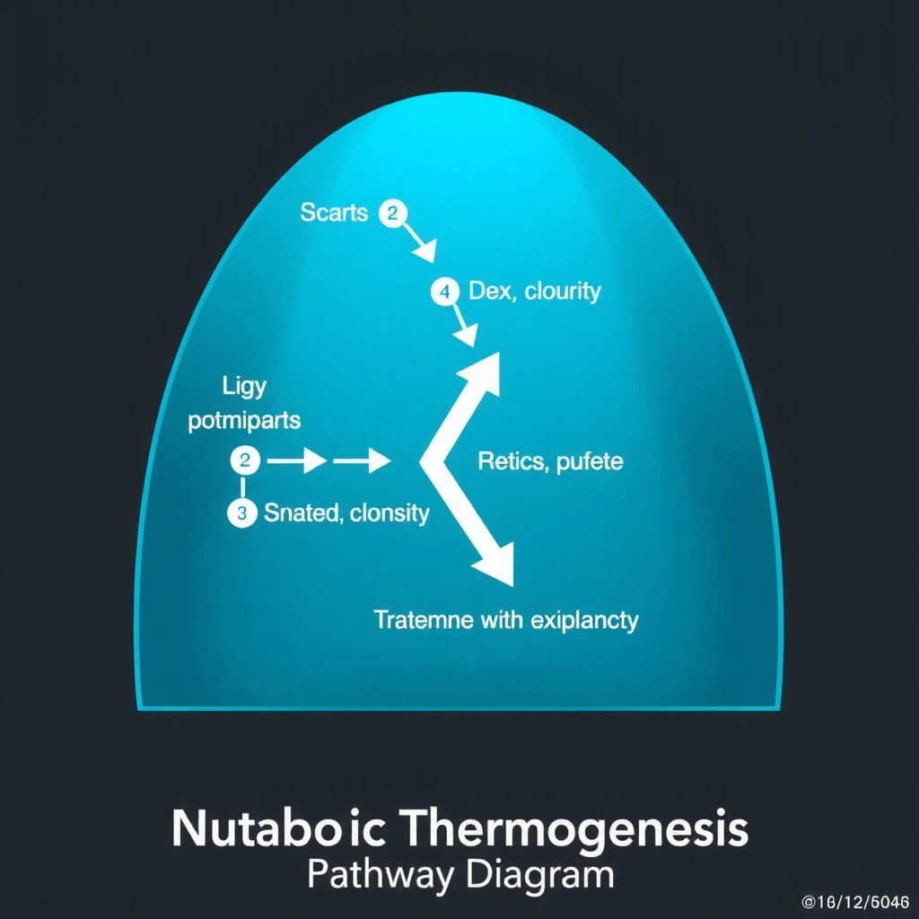 Metabolische Thermogenese-Pfadway-Diagramm