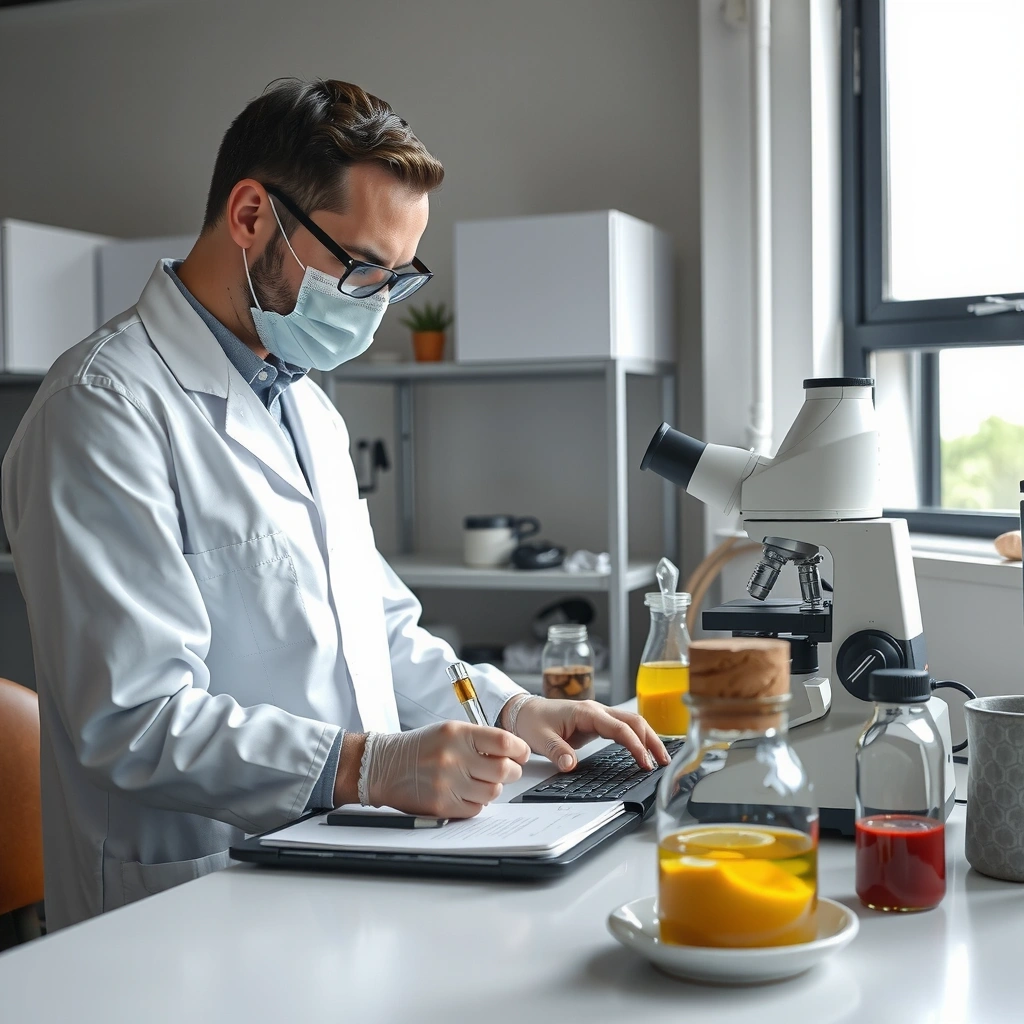 Wissenschaftliche Ernährungsanalyse im Labor