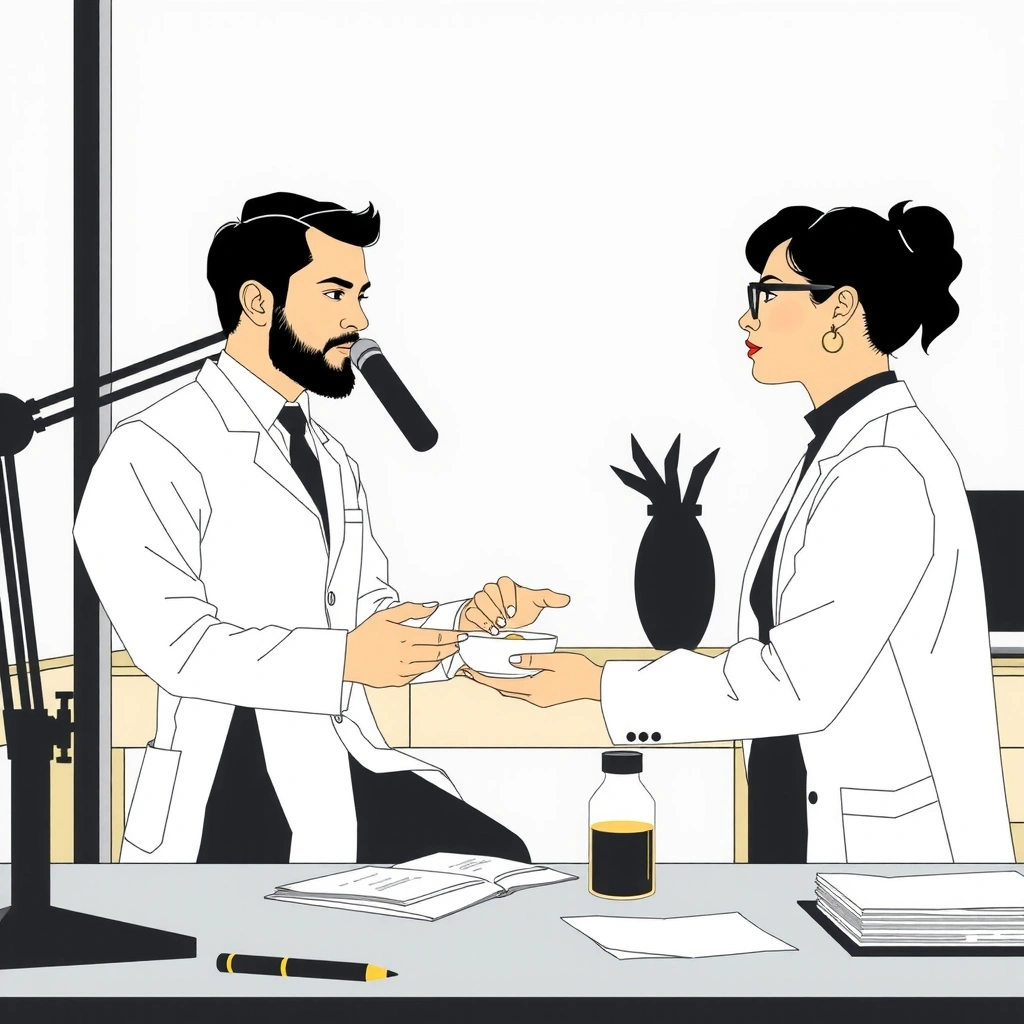 Ernährungsberatung Gespräch in moderner Praxis